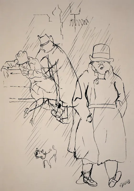 The Way Home Nachhause By George Grosz Buy Art Online Artprice