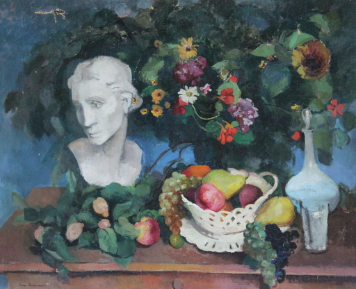 Jean JOVENEAU - Painting - NATURE MORTE