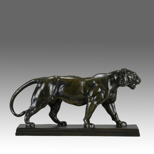 Antoine Louis BARYE - Sculpture-Volume - Tigre qui Marche