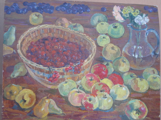 Nikolay Viktorovich EREMEEV - Painting - Freshly picked