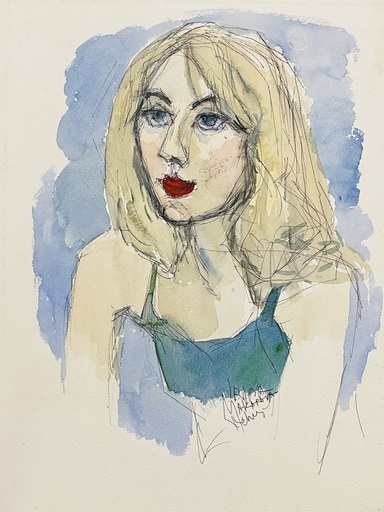 Irina MAKAROVA - Disegno Acquarello - Portrait 