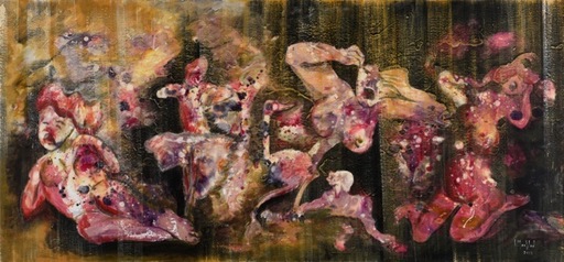 Lydia MOAWAD - Painting - Hallucinating Reality