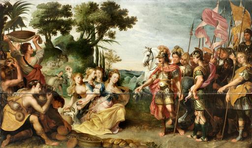 Matthys VOET - Gemälde - King David and Abigail.