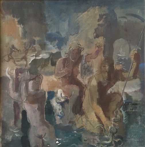 Alexander Evgenevich IACOVLEFF - Peinture - Capri