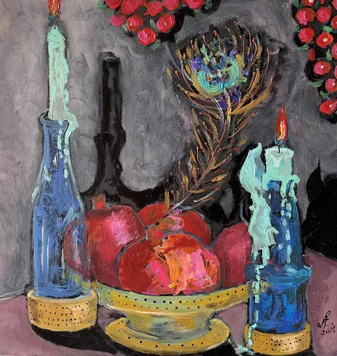 Angelika AKS - Painting - "Warm still lifes" 2