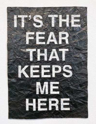 Mark TITCHNER - Disegno Acquarello - It's The Fear That Keeps Me Here