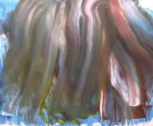 Jean MESSAGIER - Painting - ON SE RETOURNE SUR MAI