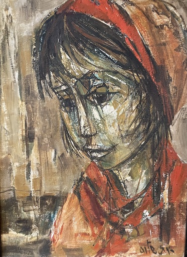 Ruth SCHLOSS - Pintura - Innocence, Portrait of a girl