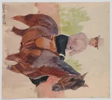 Die Muskete 1925 Sondernummer Ludwig Koch Maler Illustrator Pferde