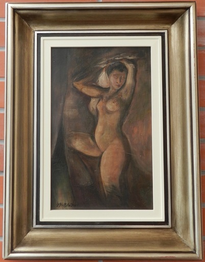 Bedrich HOFFSTÄDTER - Painting - Female act