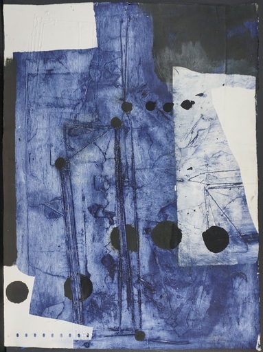 Antoni CLAVÉ - Grabado - Untitled (Blue)