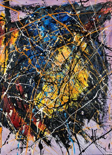 Jean-Jacques MARIE - Pittura - Abstraction lyrique série L019