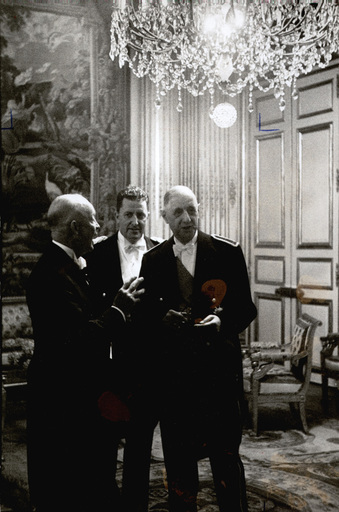 Henri CARTIER-BRESSON - Fotografia - Dwight D. Eisenhower and Charles de Gaulle chatting