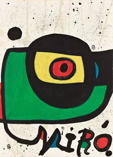 胡安·米罗 - 版画 - Affiché pour léxposition “Miró.Pintura”