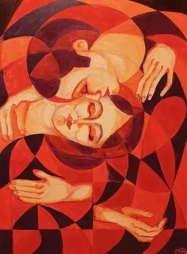 Edith STÜTZ - Painting - LOVE
