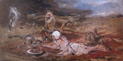 Mariano FORTUNY Y MARSAL - Gemälde - c.1869-70 The Snake Charmer 
