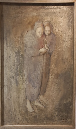 Montserrat GUDIOL COROMINAS - Peinture - Dos personajes femeninos