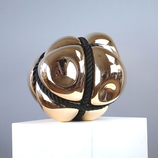 Stephan MARIENFELD - Sculpture-Volume - Bondage Bronze 42 cm Blow-in