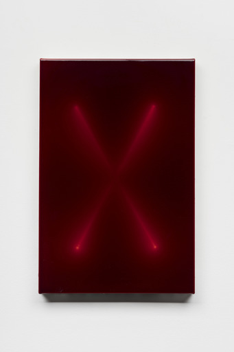 Milan HOUSER - Painting - Alphabet Series - X