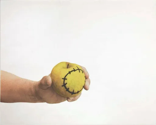 Michelangelo PISTOLETTO - Druckgrafik-Multiple - La mela reintegrata
