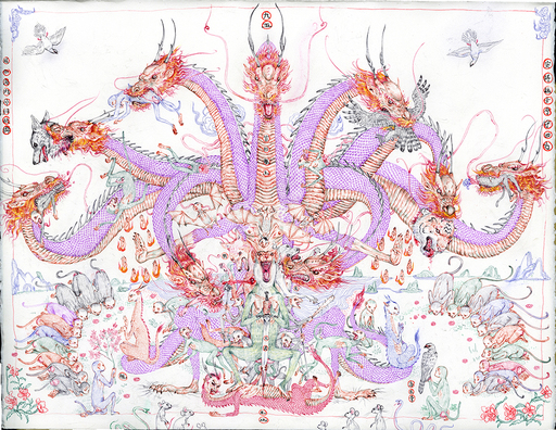 PAN Mu - Drawing-Watercolor - Dragon