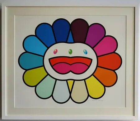 若者の大愛商品 Multicolor Double Face: White by | Takashi MURAKAMI | buy 版画