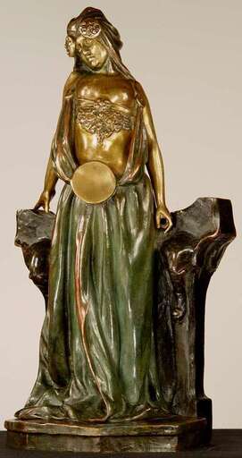 Marius MARS-VALLET - Sculpture-Volume - Sarah Bernhardt as Theodora