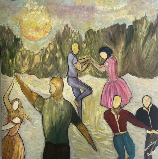 Frederic LEMONNIER - Painting - La danse du matin