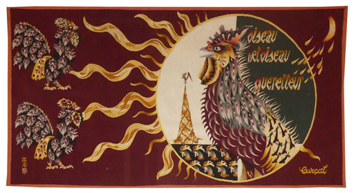 Jean LURÇAT - Tapestry - Bel oiseau querelleur