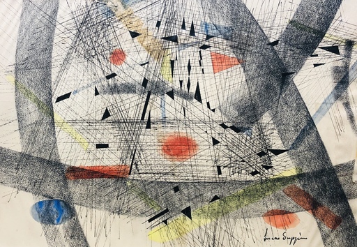 Lucas SUPPIN - Dibujo Acuarela - Abstraction