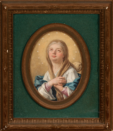 Francesco Francesch. DE MURA - 绘画 - Vergine Immacolata