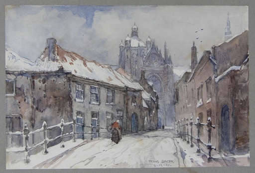 Frans SLAGER - Drawing-Watercolor