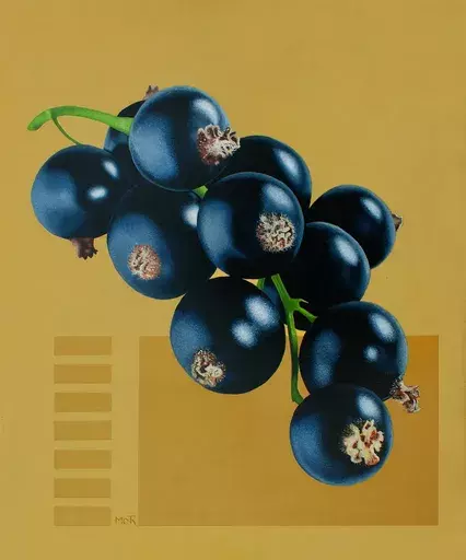 Dietrich MORAVEC - Painting - Black Currants