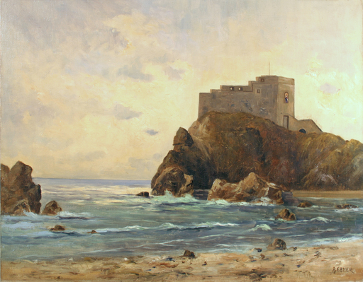Hans EBNER - 绘画 - Fort Lovrijenac - Dubrovnik