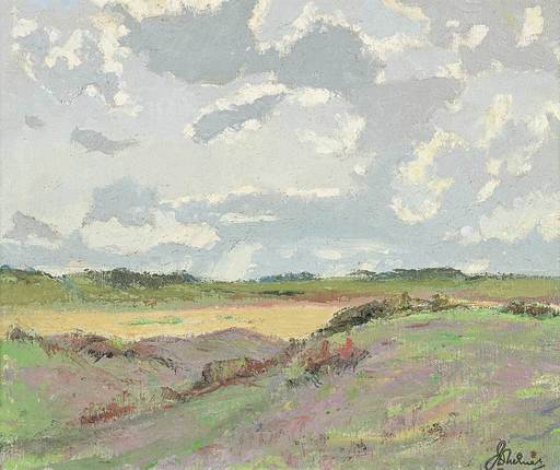 John Davenall TURNER - Peinture - Untitled - Serene Landscape