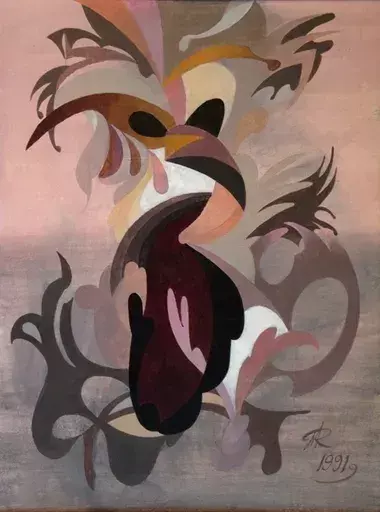 Mara RIKMANE - Pittura - The bird