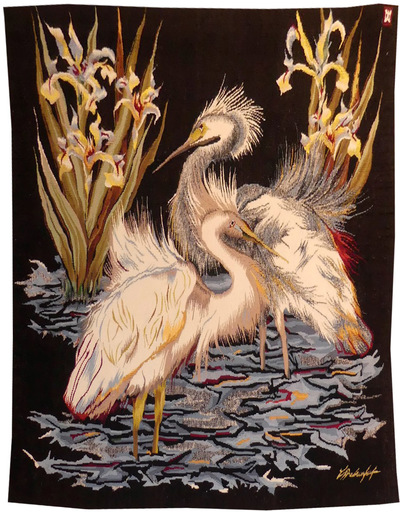 Edmond DUBRUNFAUT - Tapestry - Au crépuscule