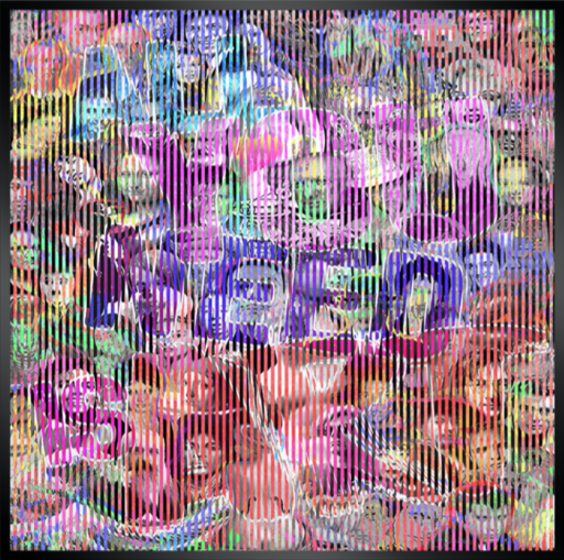 Patrick RUBINSTEIN - Gemälde - Rainbow love