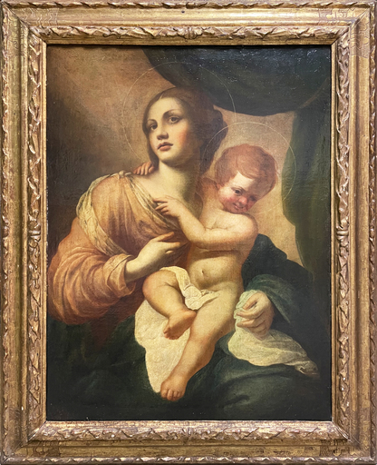 Simone CANTARINI - 绘画 - Madonna con Bambino (Madonna with Child)