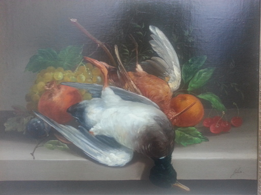 Juliette FELIX - Painting - Nature morte au canard