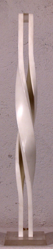 Francisco SOBRINO - Sculpture-Volume - Torsione bianca