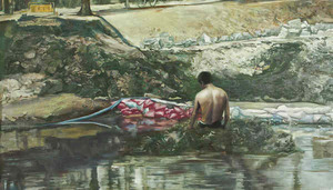 LI Dafang - Gemälde - River
