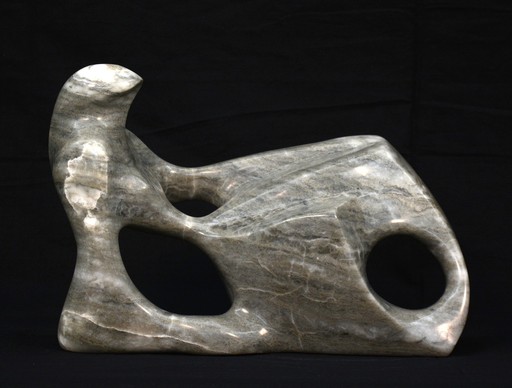 Jeremy GUY - Sculpture-Volume - Reclining Figure Alabaster