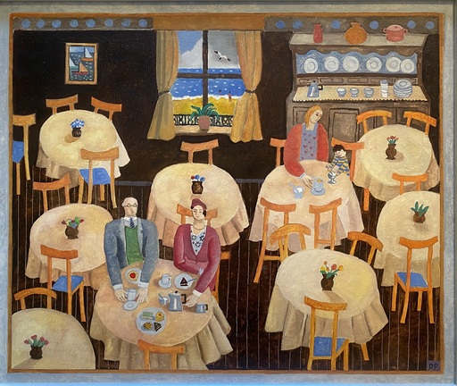Joanna CARRINGTON - 绘画 - Tea Shoppe
