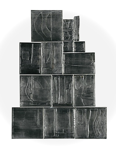 Louise NEVELSON - Grabado - The Great Wall