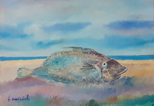 Giovanni OMICCIOLI - Gemälde - pesce san Pietro 
