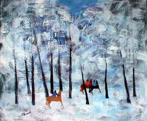 Gian Rodolfo D'ACCARDI - 绘画 - Inverno
