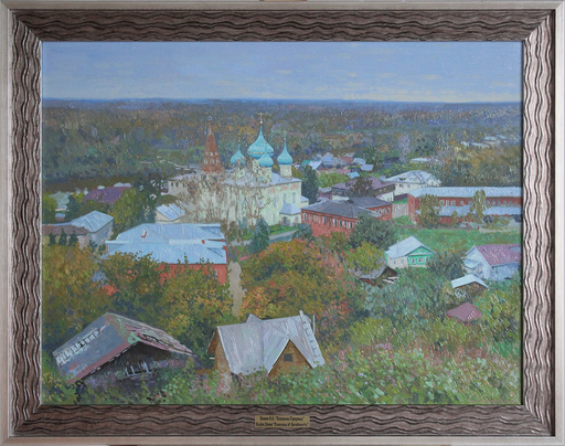 Simon L. KOZHIN - Peinture - Panorama of Gorokhovets
