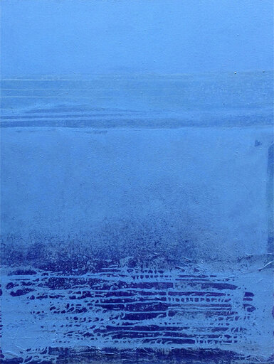 Maryam SHAMS - Painting - Blue Deep - Expension