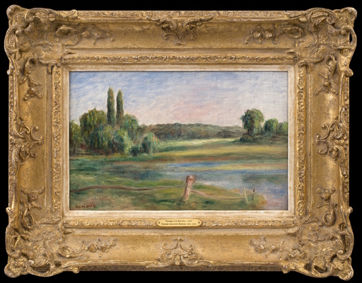 Pierre-Auguste RENOIR - Gemälde - Paysage à la Barrière